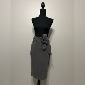 Arden B gray pin stripe pencil skirt. Vintage NWT